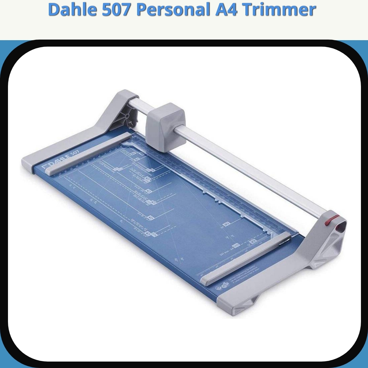 Anmeldelse af Dahle 507 Personal A4 Trimmer