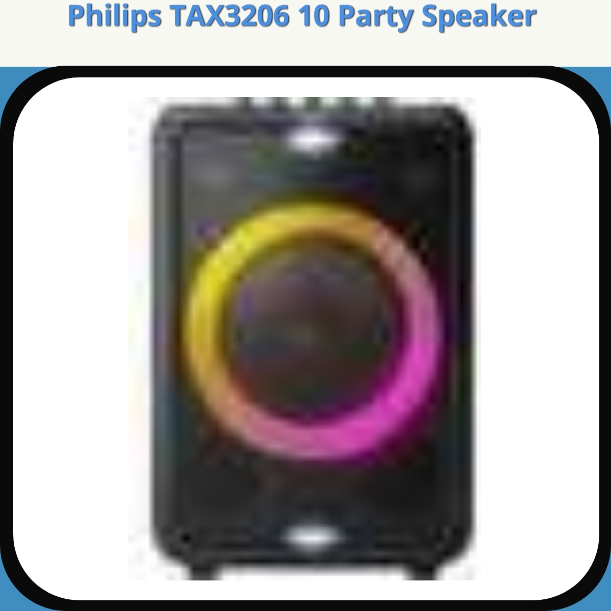 Anmeldelse af Philips TAX3206 10 Party Speaker