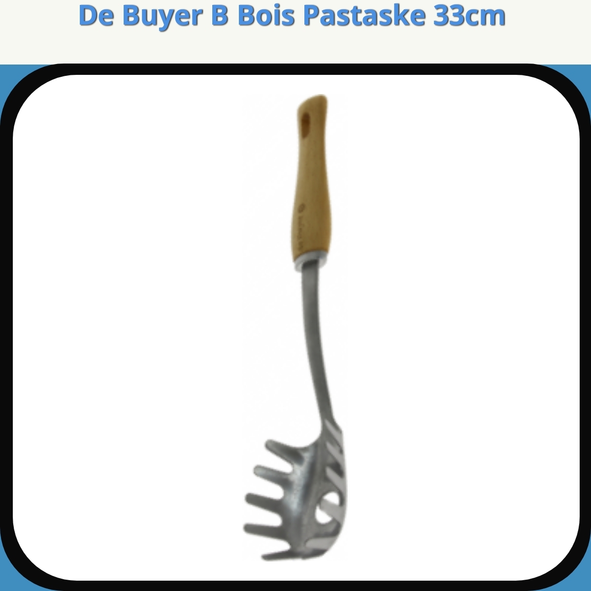 Anmeldelse af De Buyer B Bois Pastaske 33cm