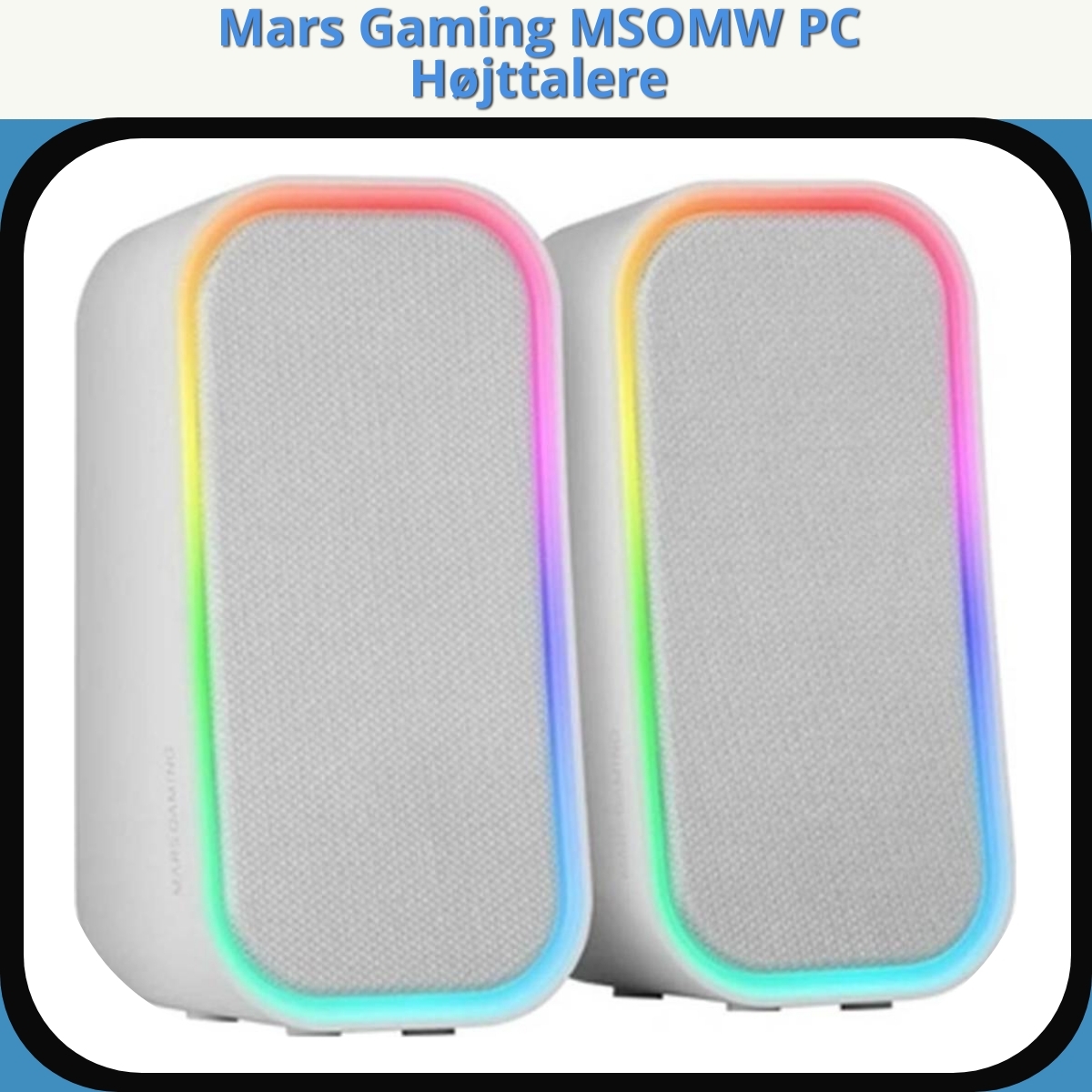 Anmeldelse af Mars Gaming MSOMW PC Højttalere