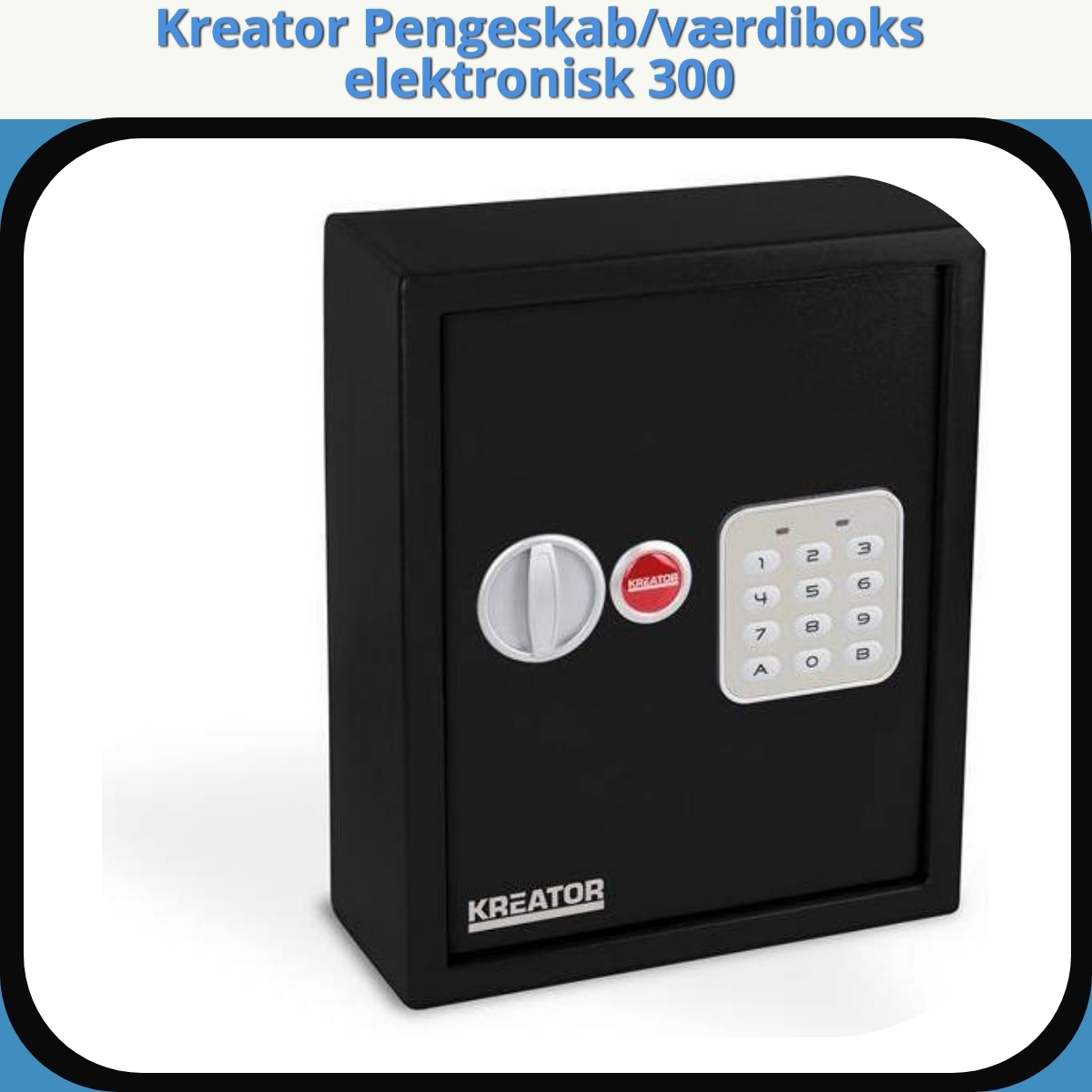 Anmeldelse af Kreator Pengeskab/værdiboks elektronisk 300