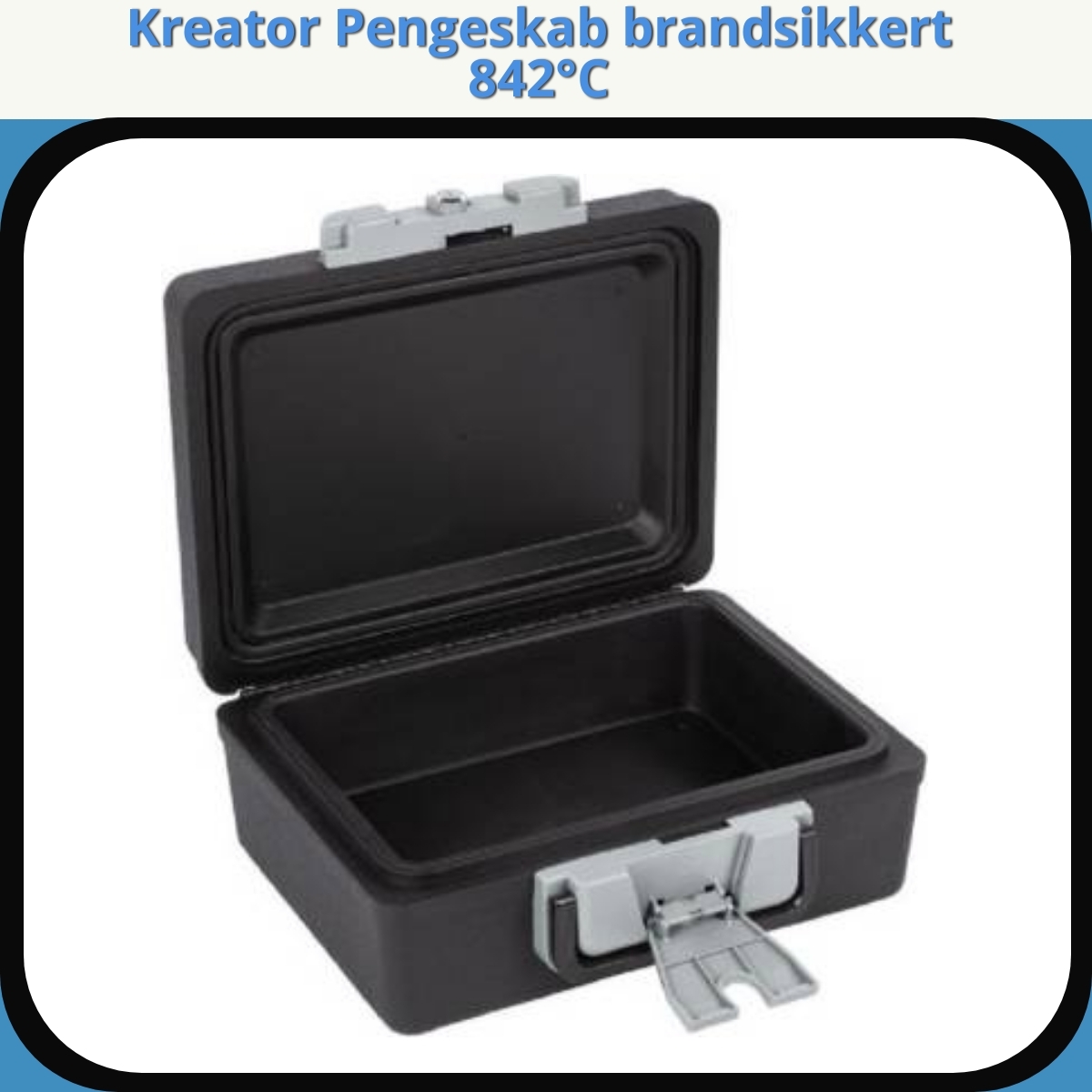 Anmeldelse af Kreator Pengeskab brandsikkert 842°C