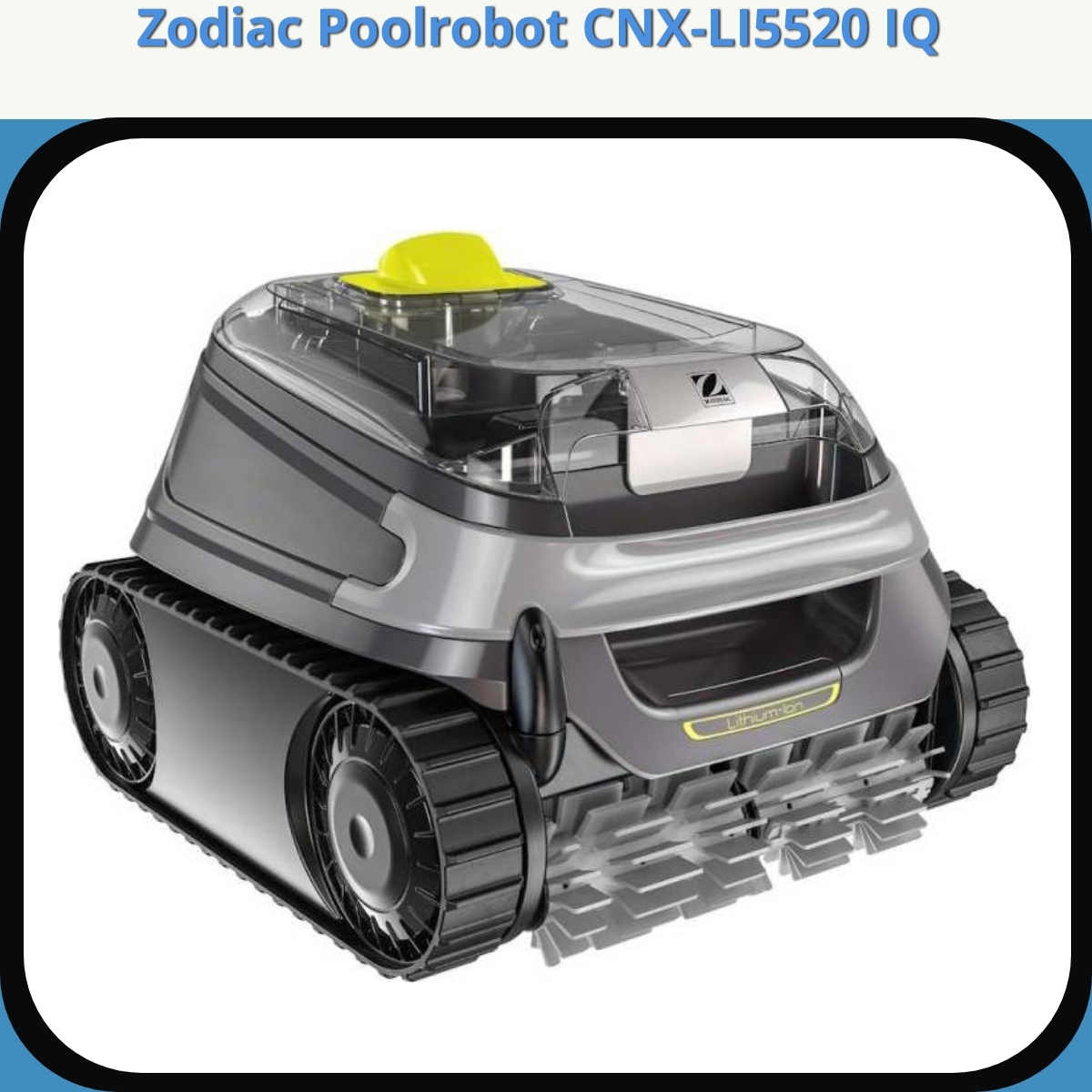 Anmeldelse af Zodiac Poolrobot CNX-LI5520 IQ