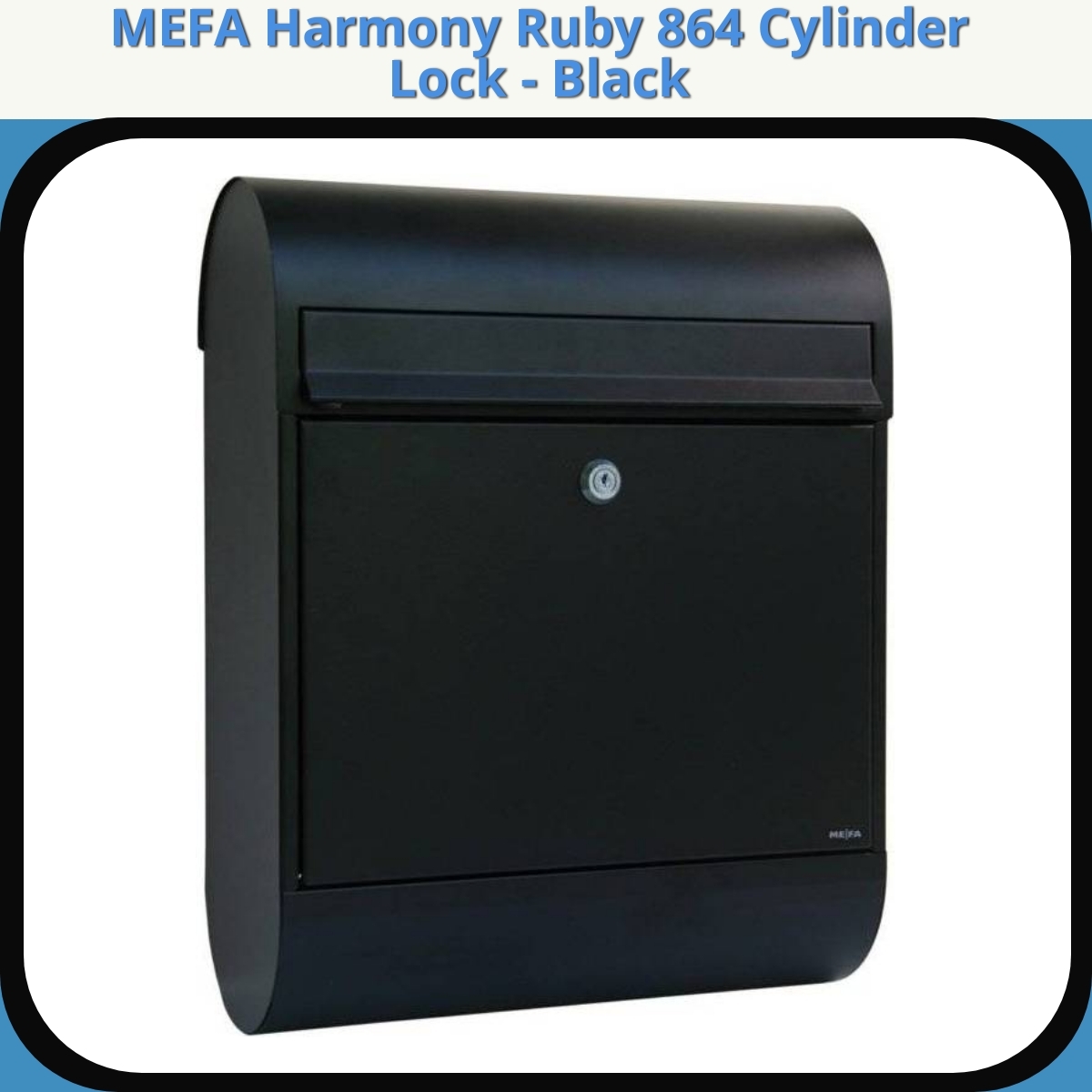 Anmeldelse af MEFA Harmony Ruby 864 Cylinder Lock - Black