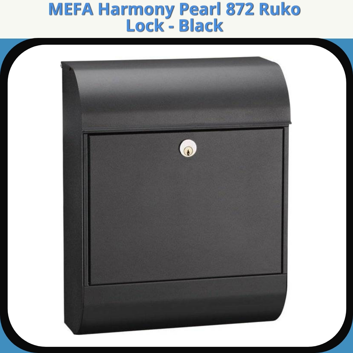 Anmeldelse af MEFA Harmony Pearl 872 Ruko Lock - Black