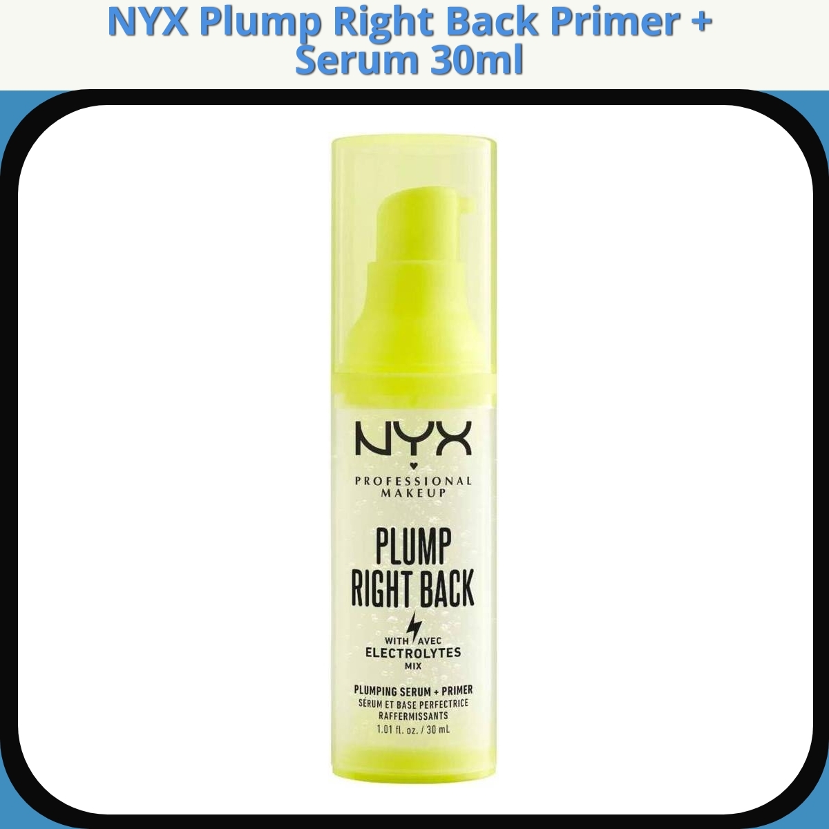 Anmeldelse af NYX Plump Right Back Primer + Serum 30ml