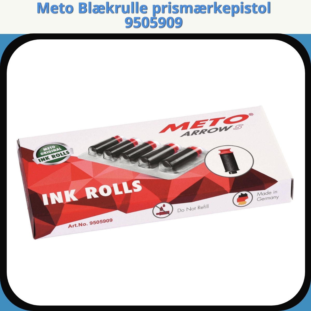 Anmeldelse af Meto Blækrulle prismærkepistol 9505909