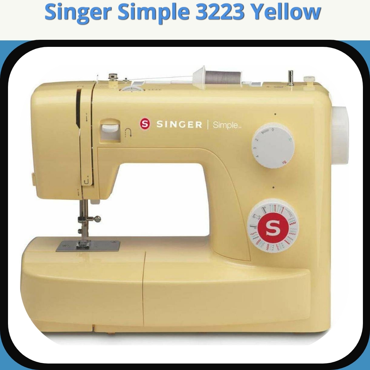 Anmeldelse af Singer Simple 3223 Yellow