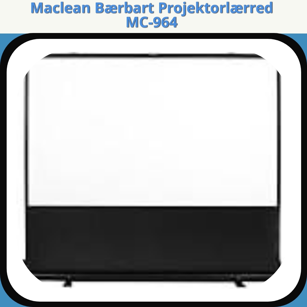 Anmeldelse af Maclean Bærbart Projektorlærred MC-964