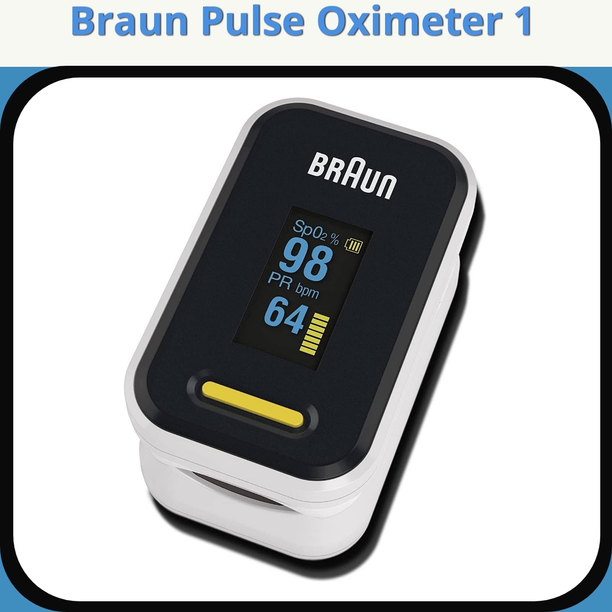 Anmeldelse af Braun Pulse Oximeter 1