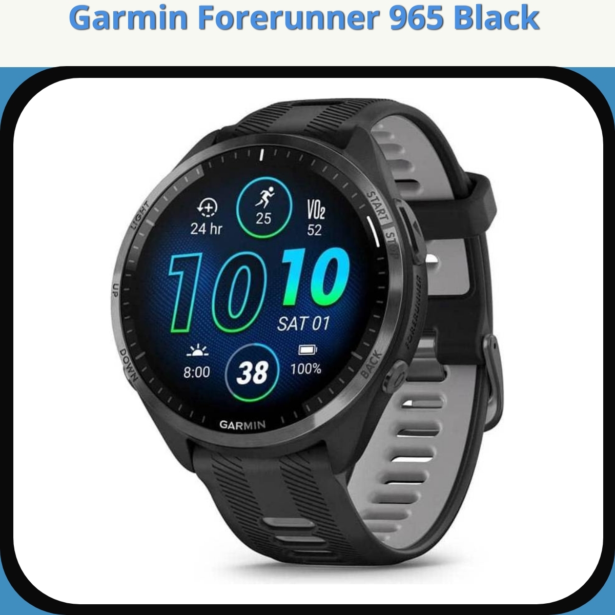Anmeldelse af Garmin Forerunner 965 Black