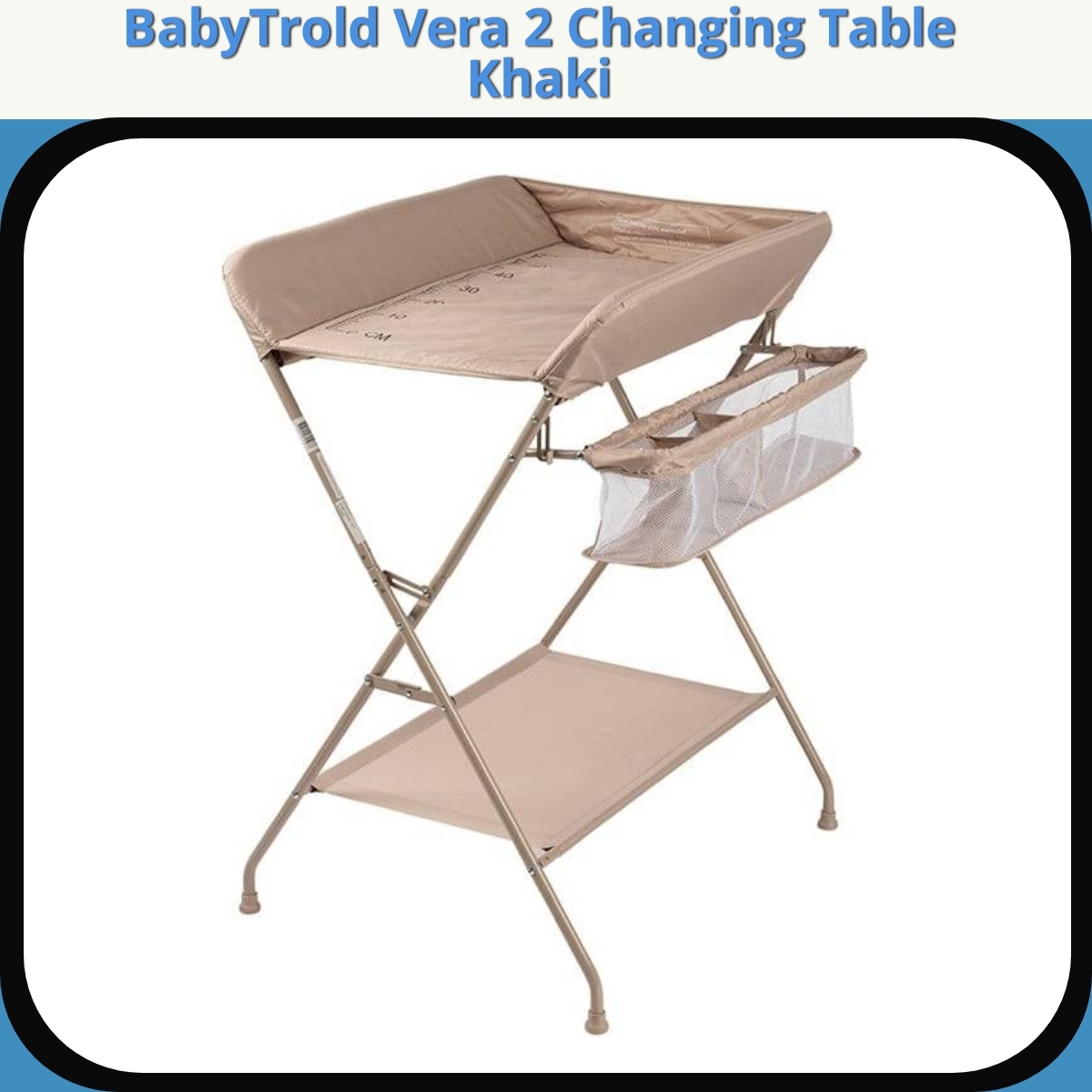 Anmeldelse af BabyTrold Vera 2 Changing Table Khaki