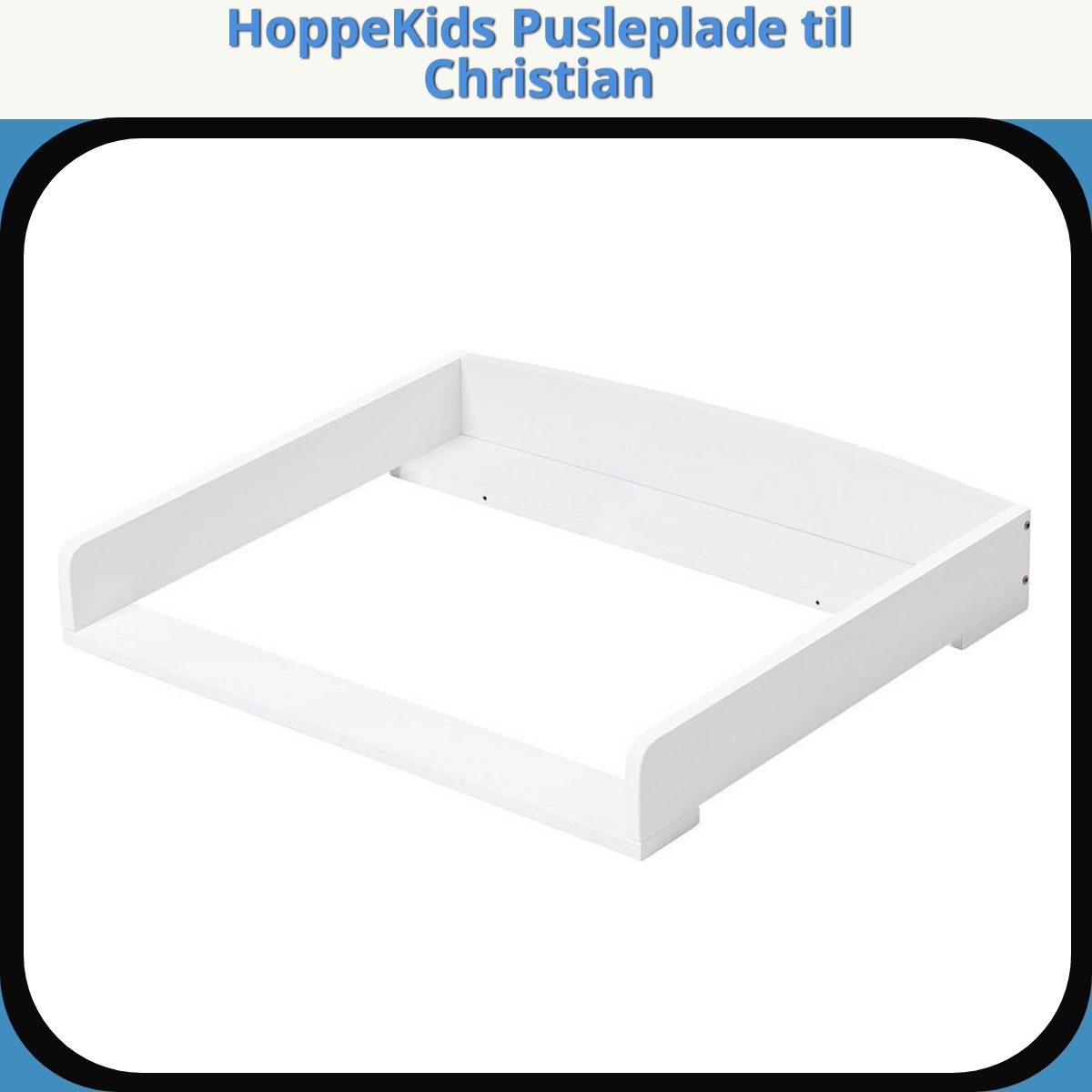 Anmeldelse af HoppeKids Pusleplade til Christian