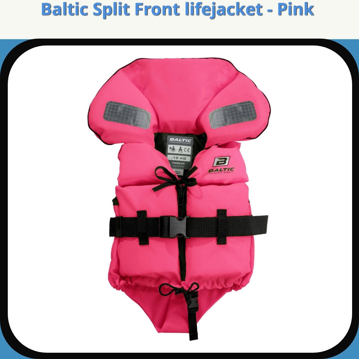 Anmeldelse af Baltic Split Front lifejacket - Pink