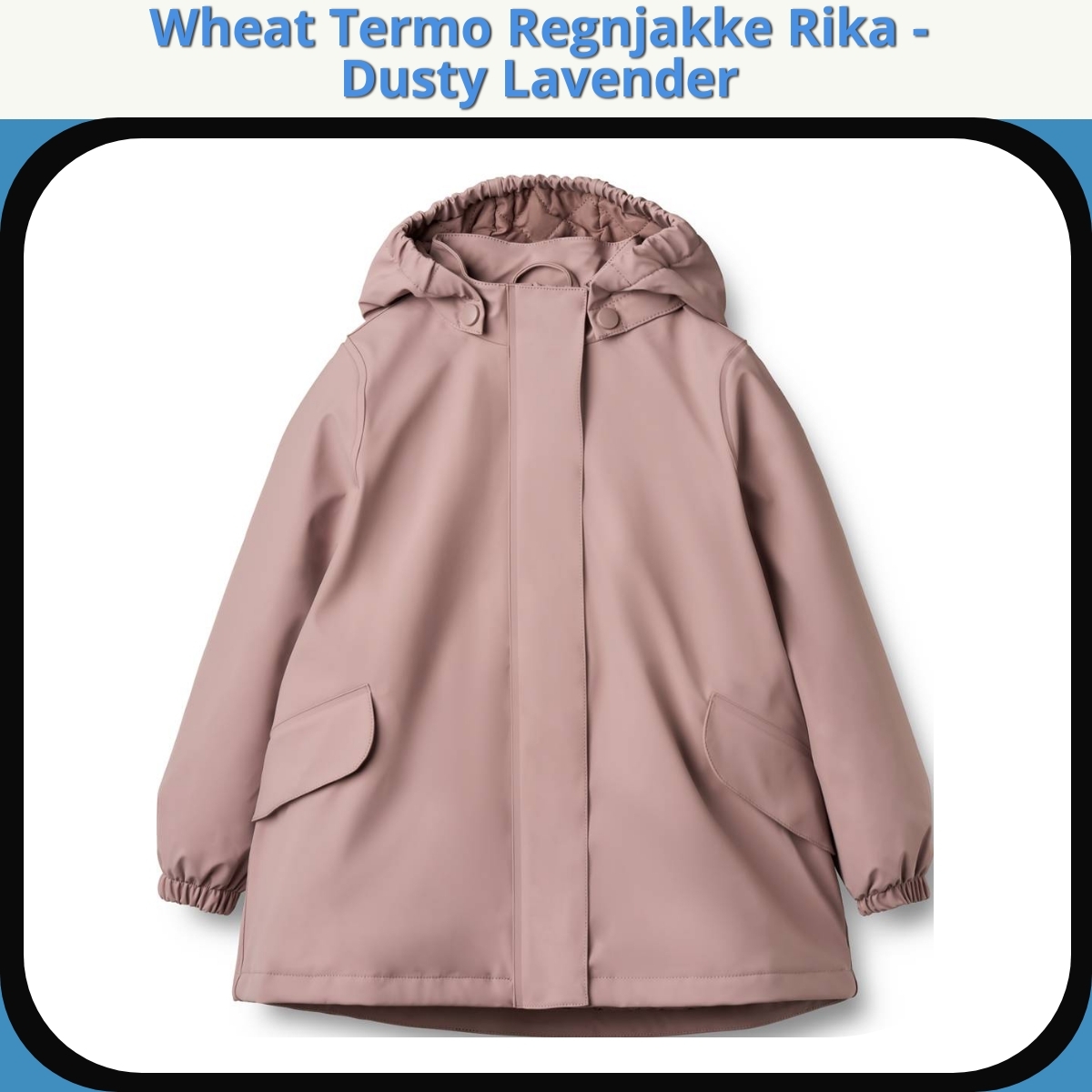 Anmeldelse af Wheat Termo Regnjakke Rika - Dusty Lavender
