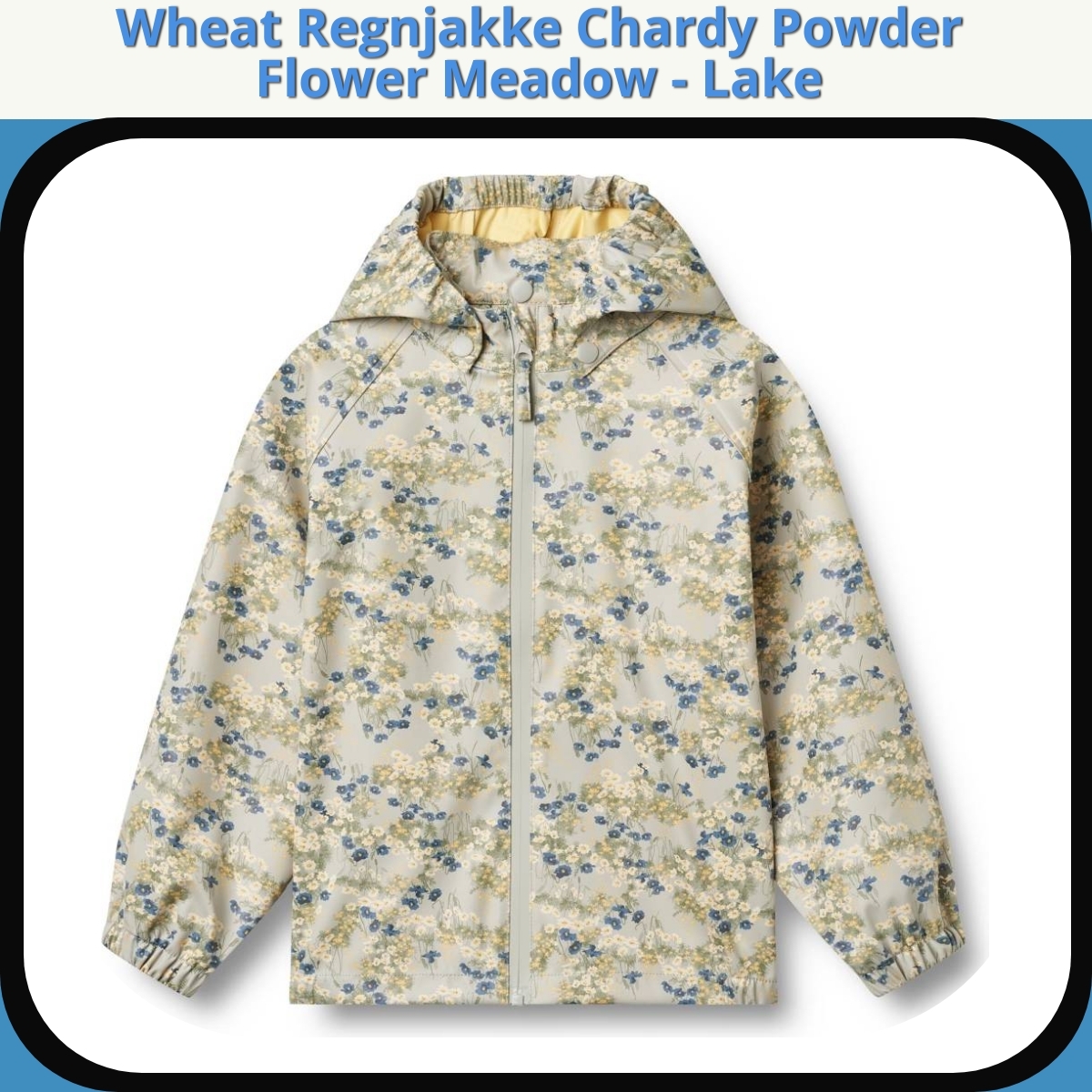 Anmeldelse af Wheat Regnjakke Chardy Powder Flower Meadow - Lake