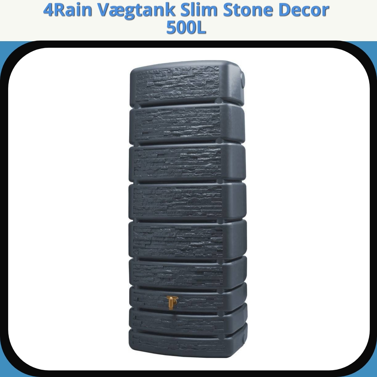 Anmeldelse af 4Rain Vægtank Slim Stone Decor 500L