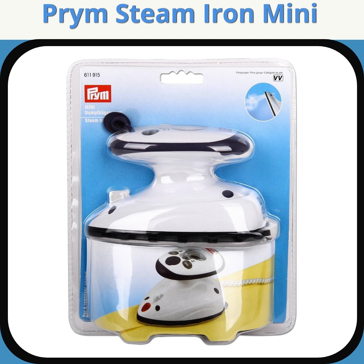 Anmeldelse af Prym Steam Iron Mini