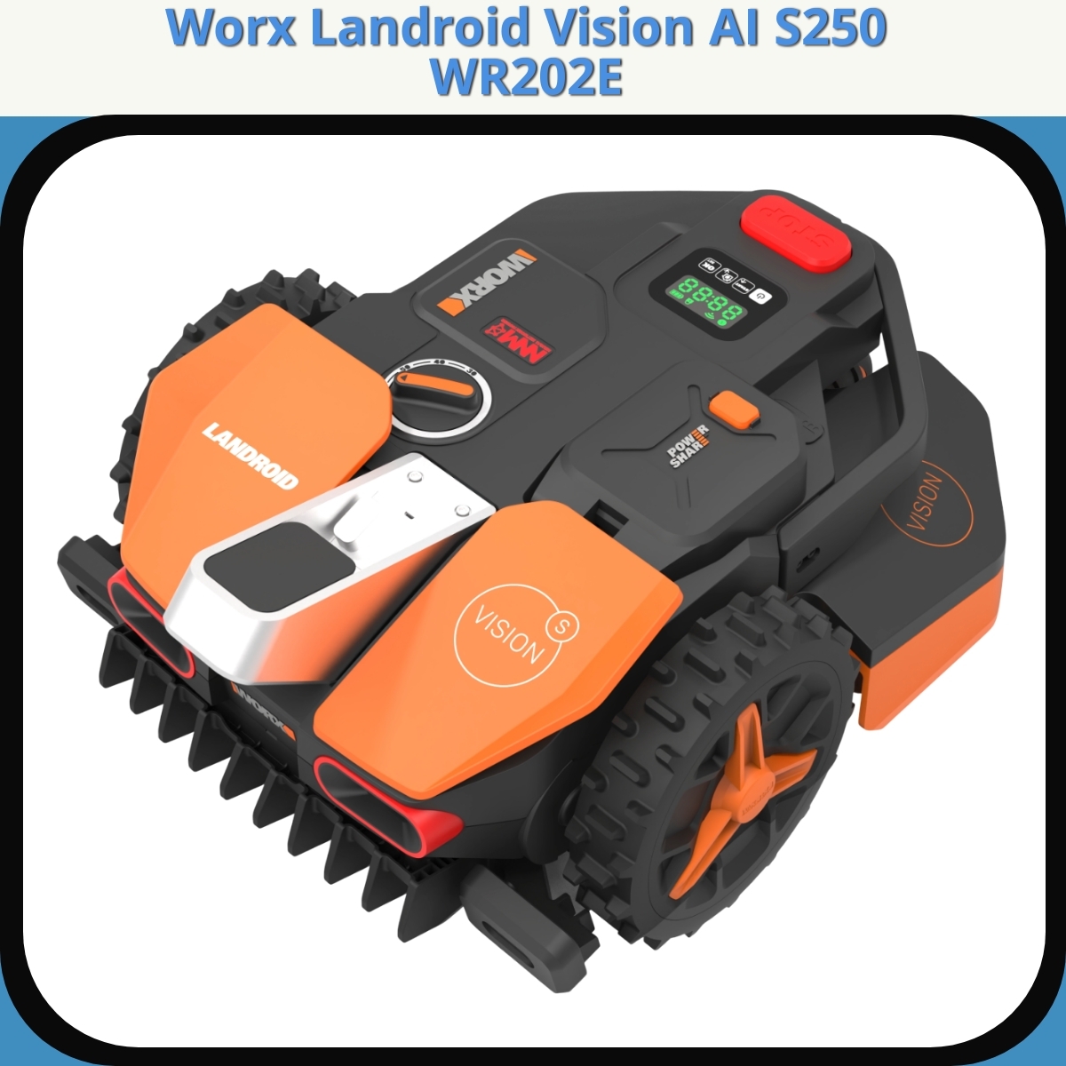 Anmeldelse af Worx Landroid Vision AI S250 WR202E