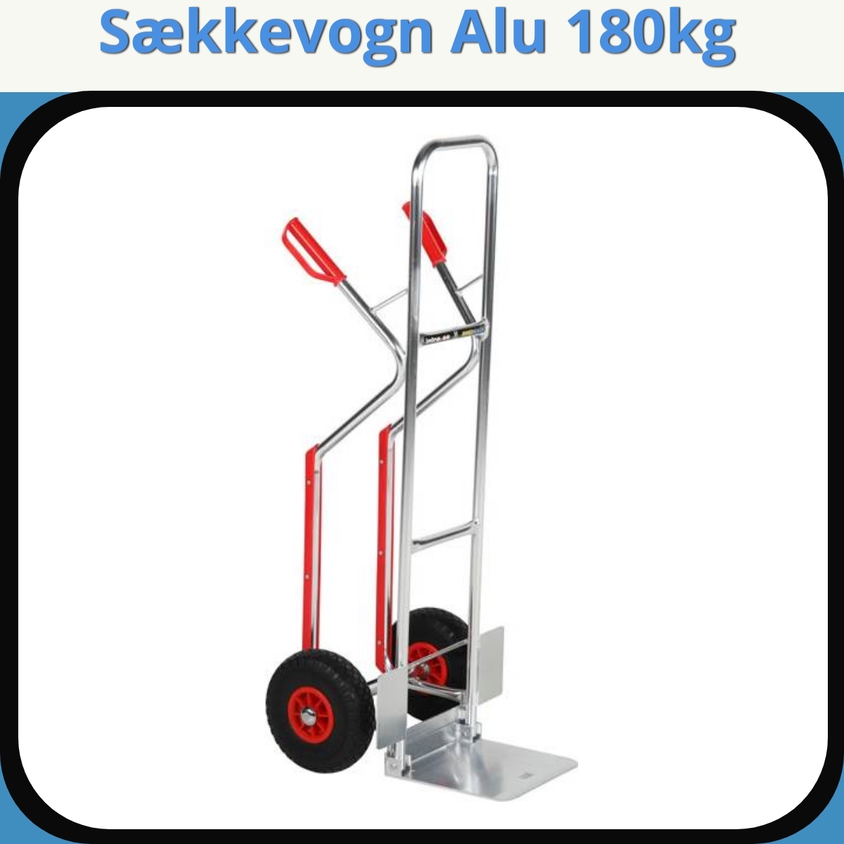 Anmeldelse af Sækkevogn Alu 180kg