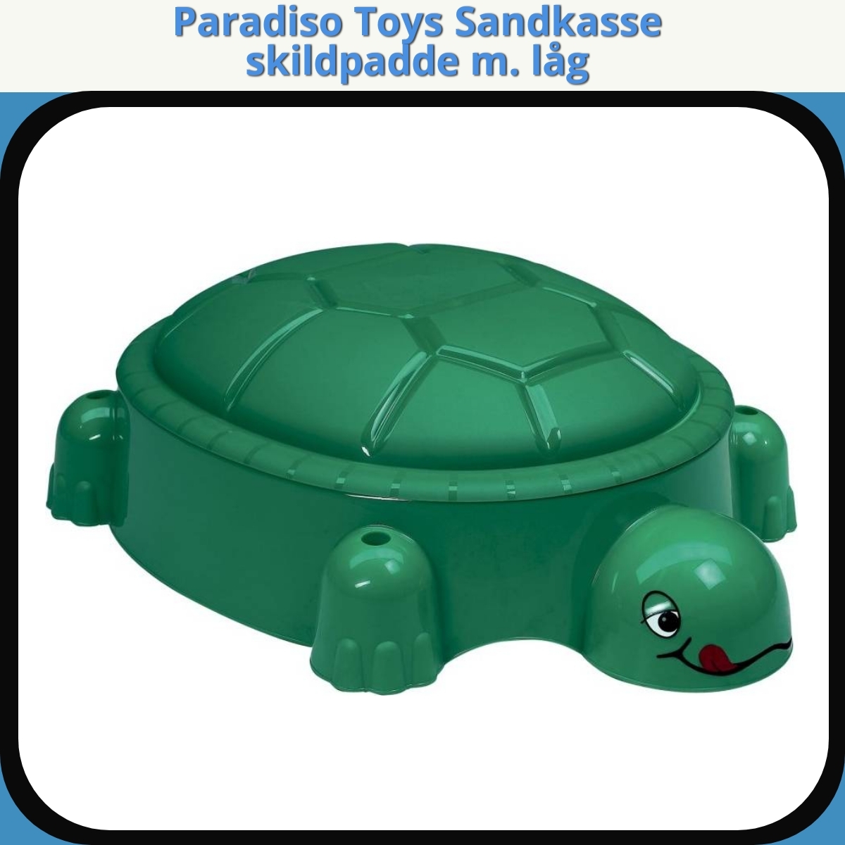 Anmeldelse af Paradiso Toys Sandkasse skildpadde m. låg