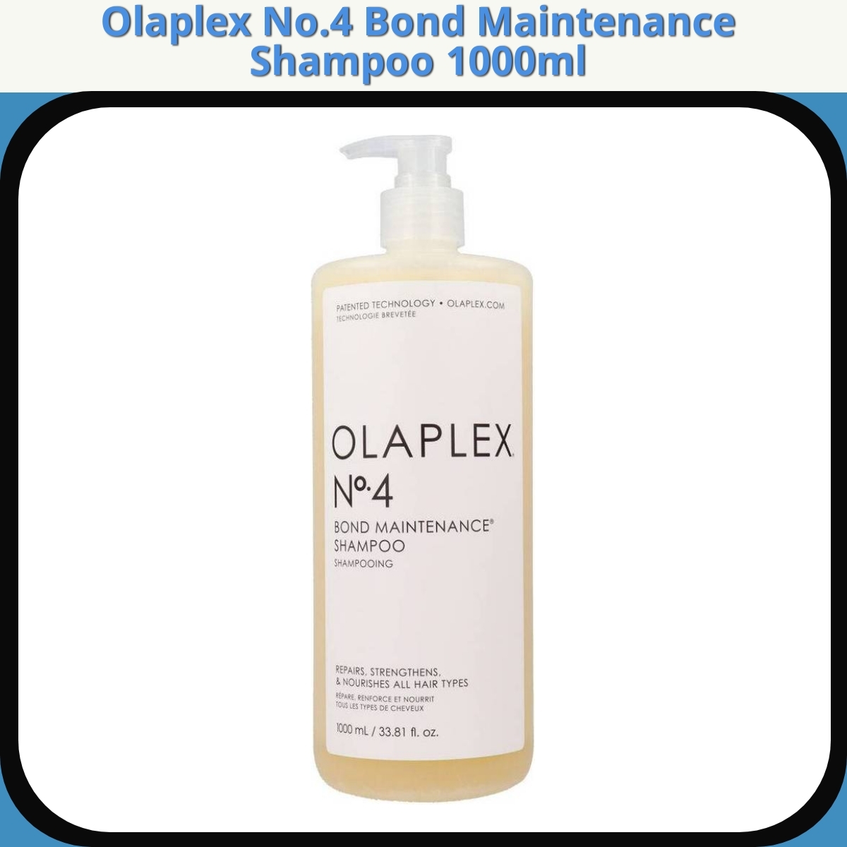 Anmeldelse af Olaplex No.4 Bond Maintenance Shampoo 1000ml