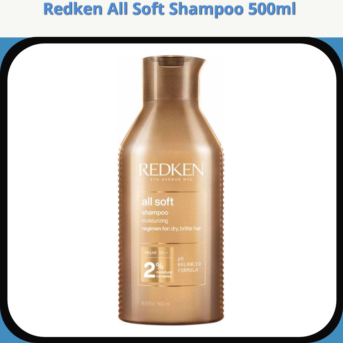 Anmeldelse af Redken All Soft Shampoo 500ml