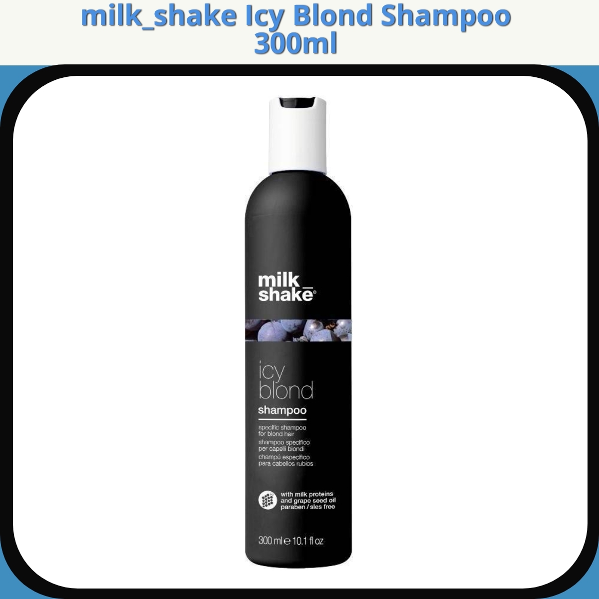 Anmeldelse af milk_shake Icy Blond Shampoo 300ml