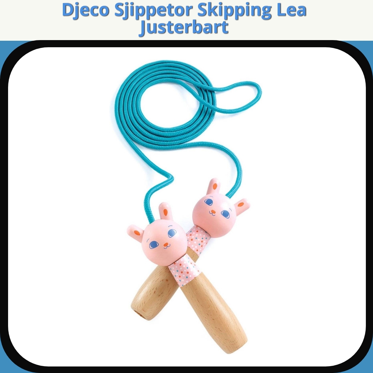 Anmeldelse af Djeco Sjippetor Skipping Lea Justerbart