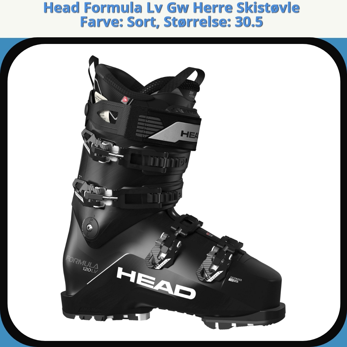 Anmeldelse af Head Formula Lv Gw Herre Skistøvle Farve: Sort, Størrelse: 30.5
