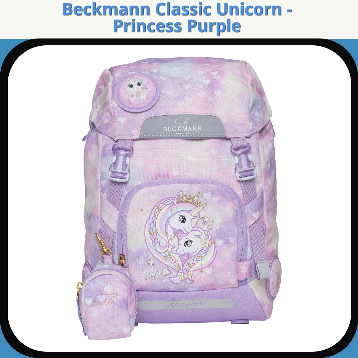 Anmeldelse af Beckmann Classic Unicorn - Princess Purple