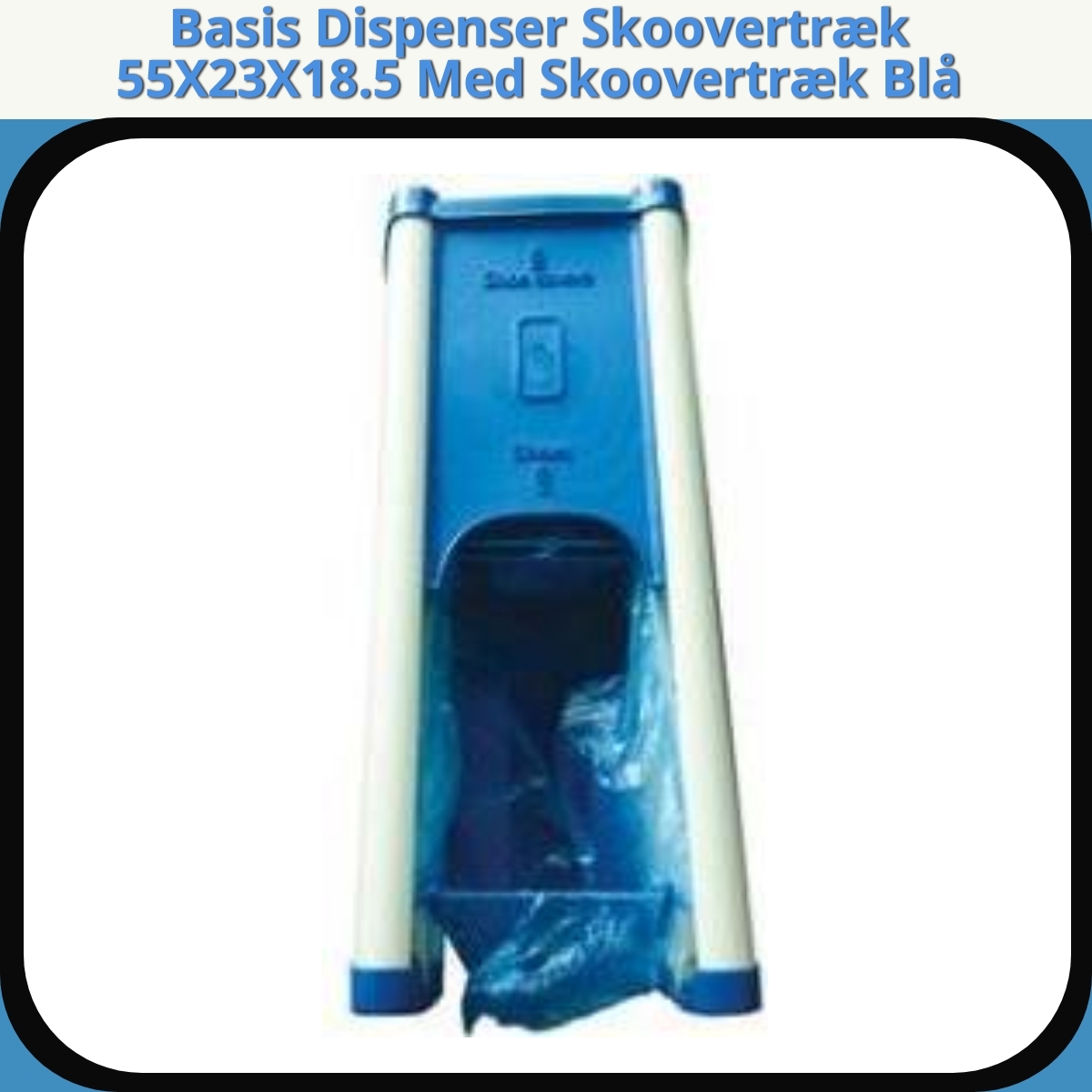 Anmeldelse af Basis Dispenser Skoovertræk 55X23X18.5 Med Skoovertræk Blå