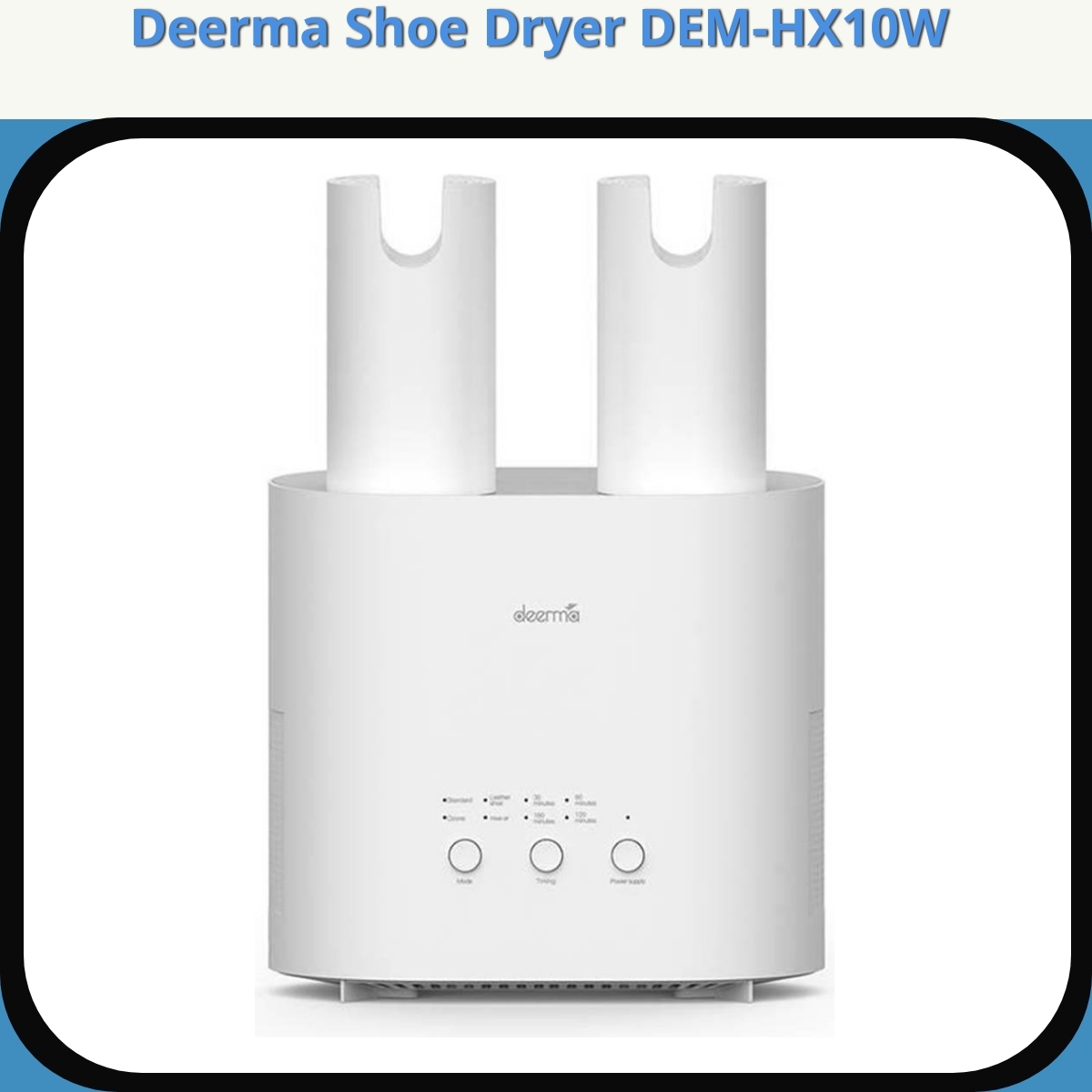 Anmeldelse af Deerma Shoe Dryer DEM-HX10W