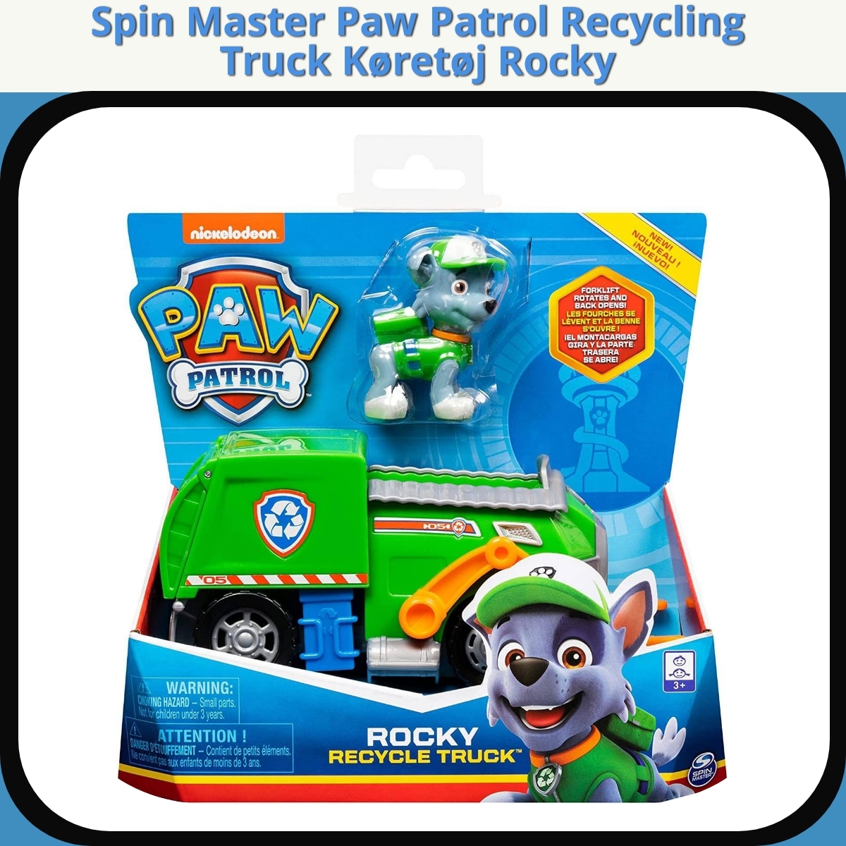 Anmeldelse af Spin Master Paw Patrol Recycling Truck Køretøj Rocky