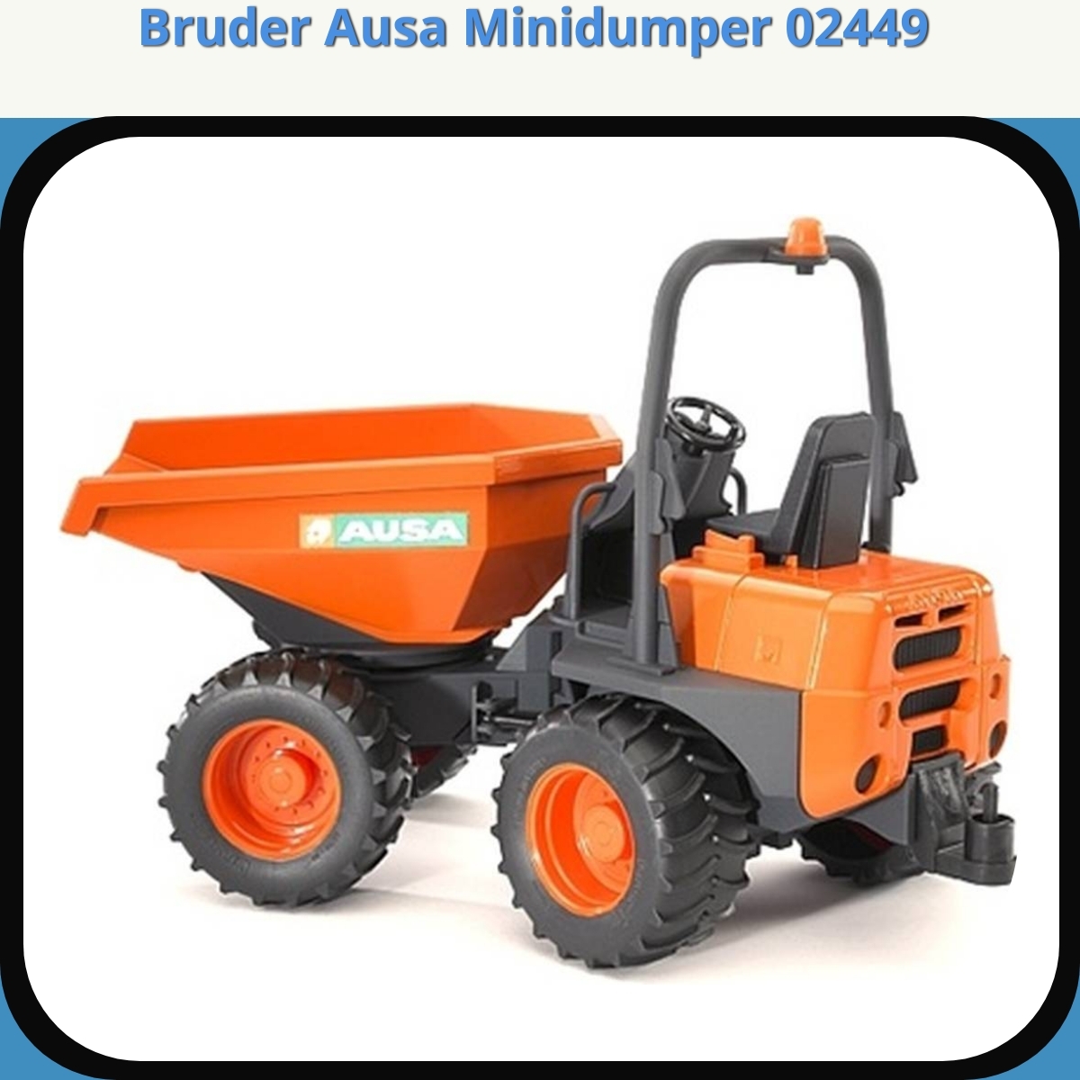Anmeldelse af Bruder Ausa Minidumper 02449