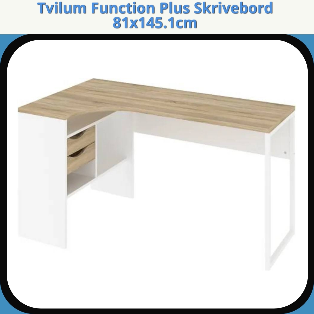 Anmeldelse af Tvilum Function Plus Skrivebord 81x145.1cm
