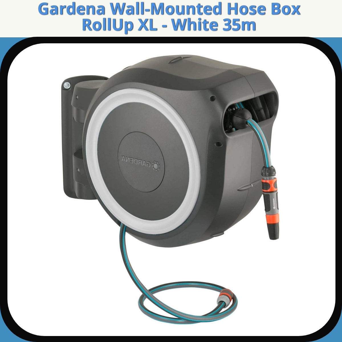Anmeldelse af Gardena Wall-Mounted Hose Box RollUp XL - White 35m