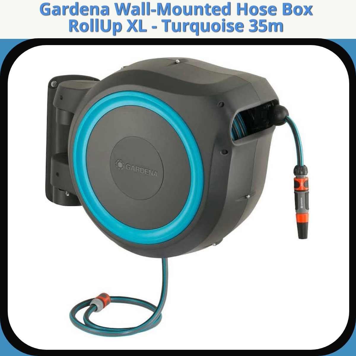 Anmeldelse af Gardena Wall-Mounted Hose Box RollUp XL - Turquoise 35m