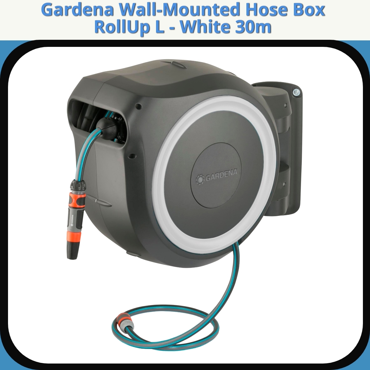Anmeldelse af Gardena Wall-Mounted Hose Box RollUp L - White 30m