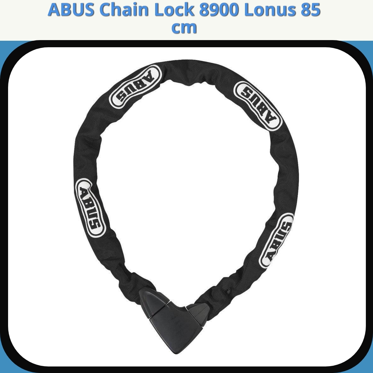 Anmeldelse af ABUS Chain Lock 8900 Lonus 85 cm