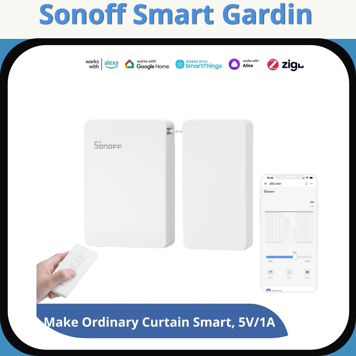 Anmeldelse af Sonoff Smart Gardin