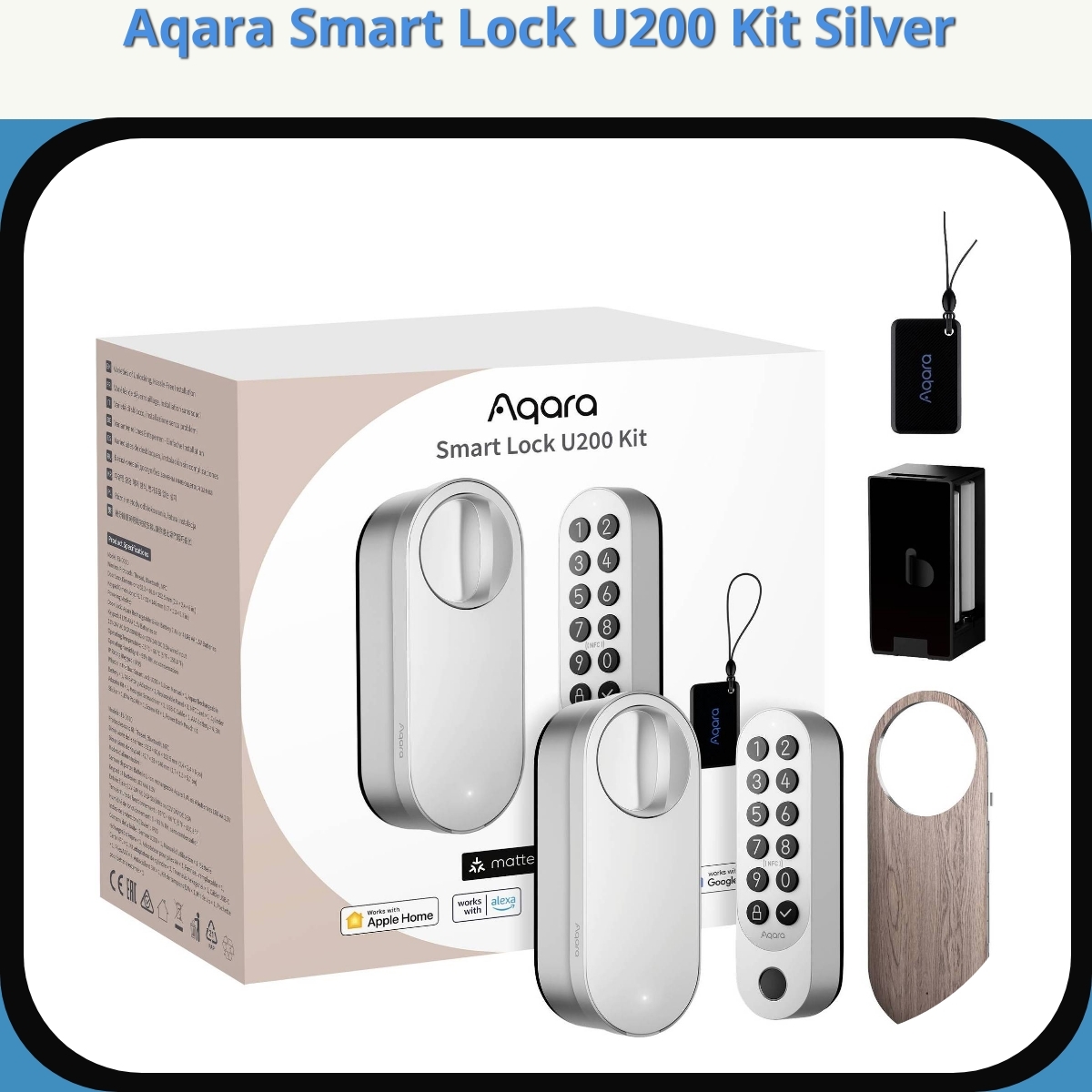Anmeldelse af Aqara Smart Lock U200 Kit Silver