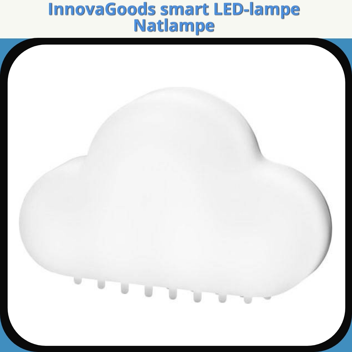 Anmeldelse af InnovaGoods smart LED-lampe Natlampe