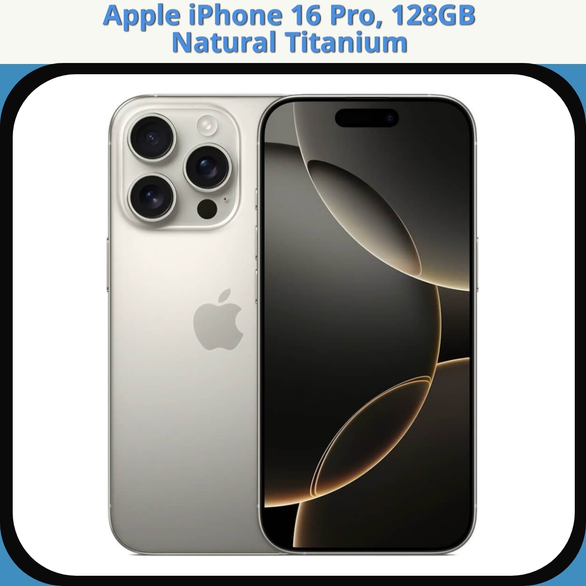 Anmeldelse af Apple iPhone 16 Pro, 128GB Natural Titanium