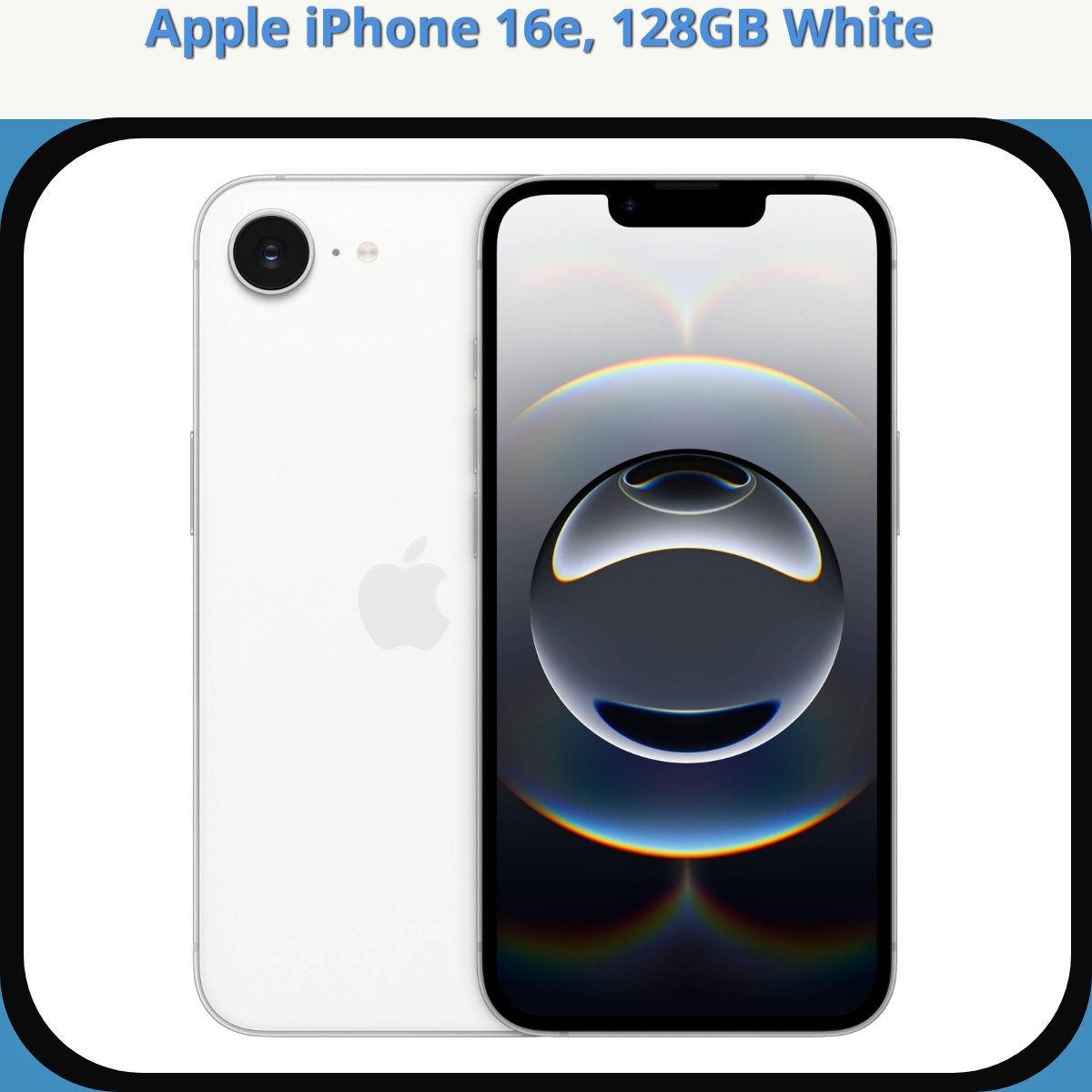 Anmeldelse af Apple iPhone 16e, 128GB White