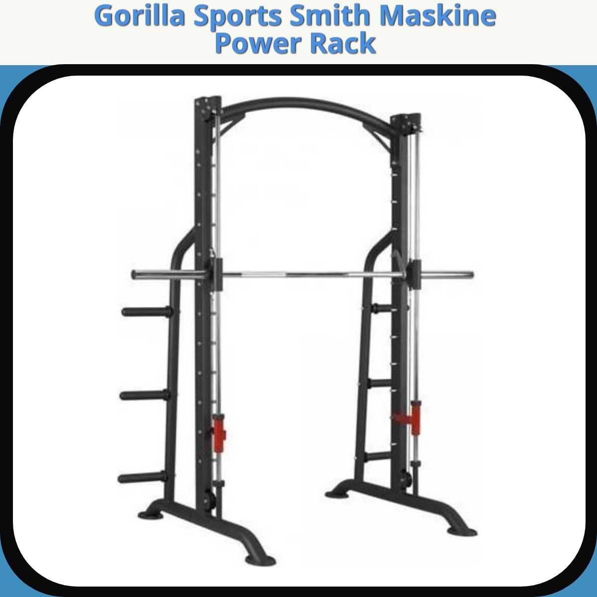 Anmeldelse af Gorilla Sports Smith Maskine Power Rack