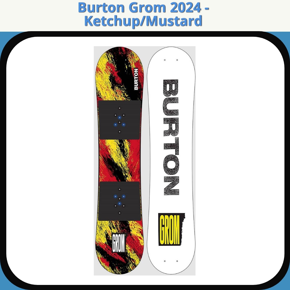 Anmeldelse af Burton Grom 2024 - Ketchup/Mustard