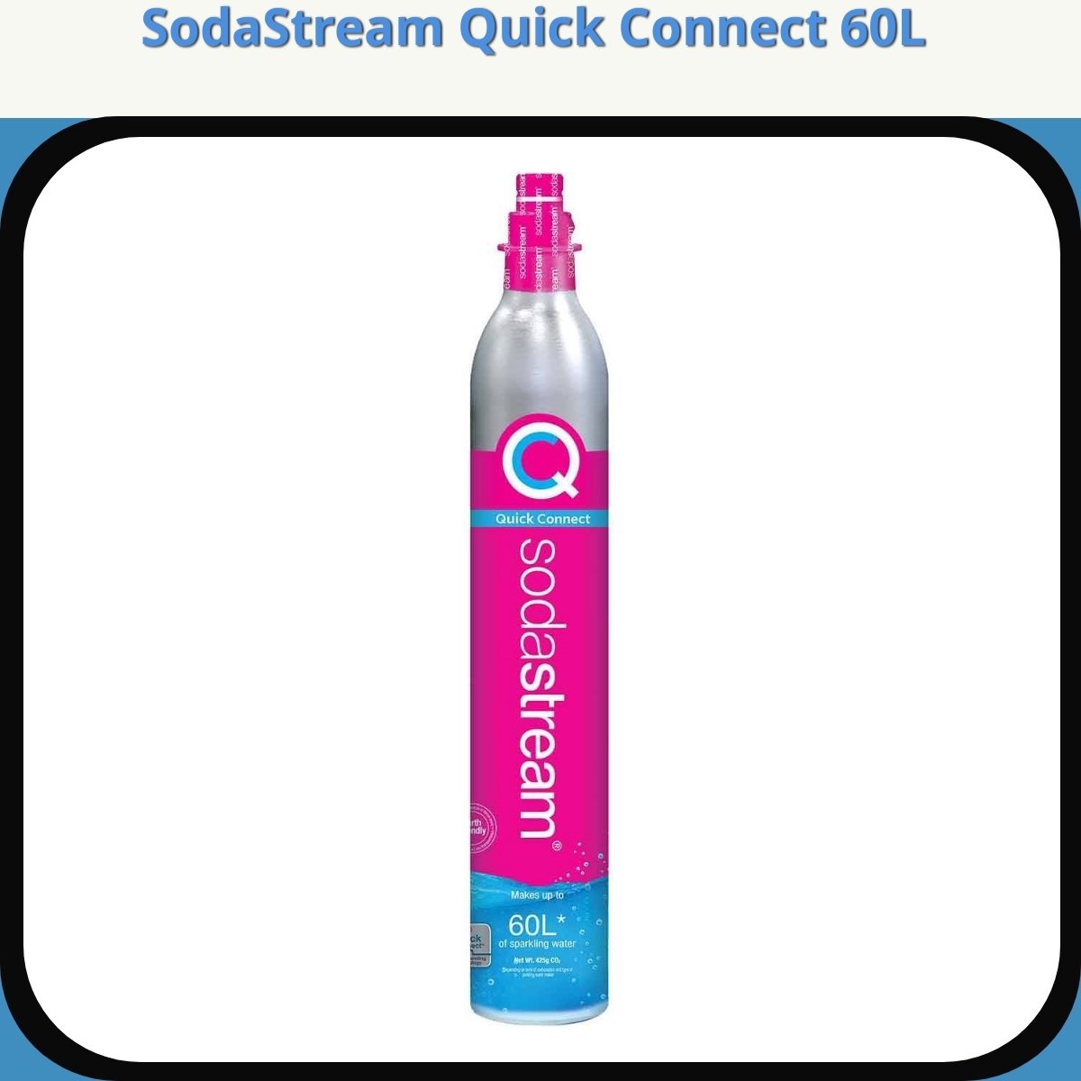 Anmeldelse af SodaStream Quick Connect 60L