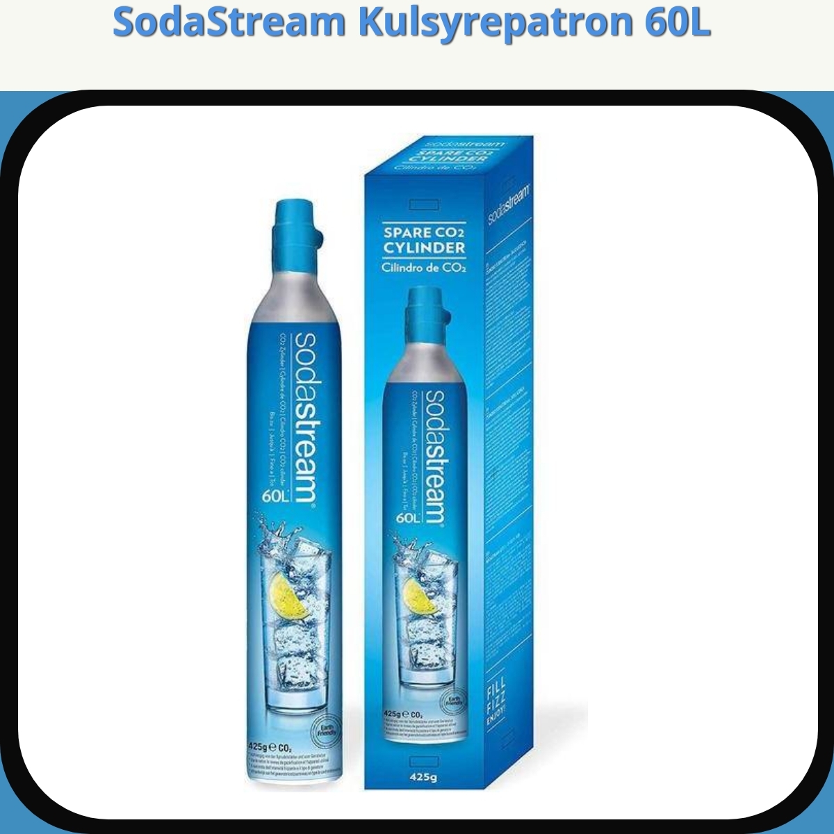 Anmeldelse af SodaStream Kulsyrepatron 60L