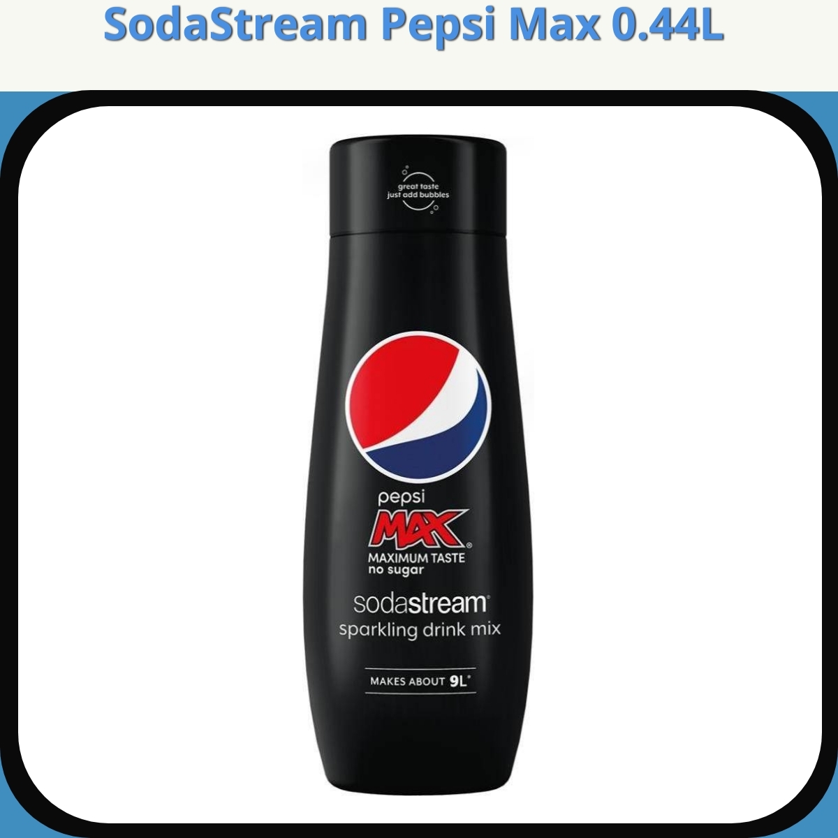 Anmeldelse af SodaStream Pepsi Max 0.44L